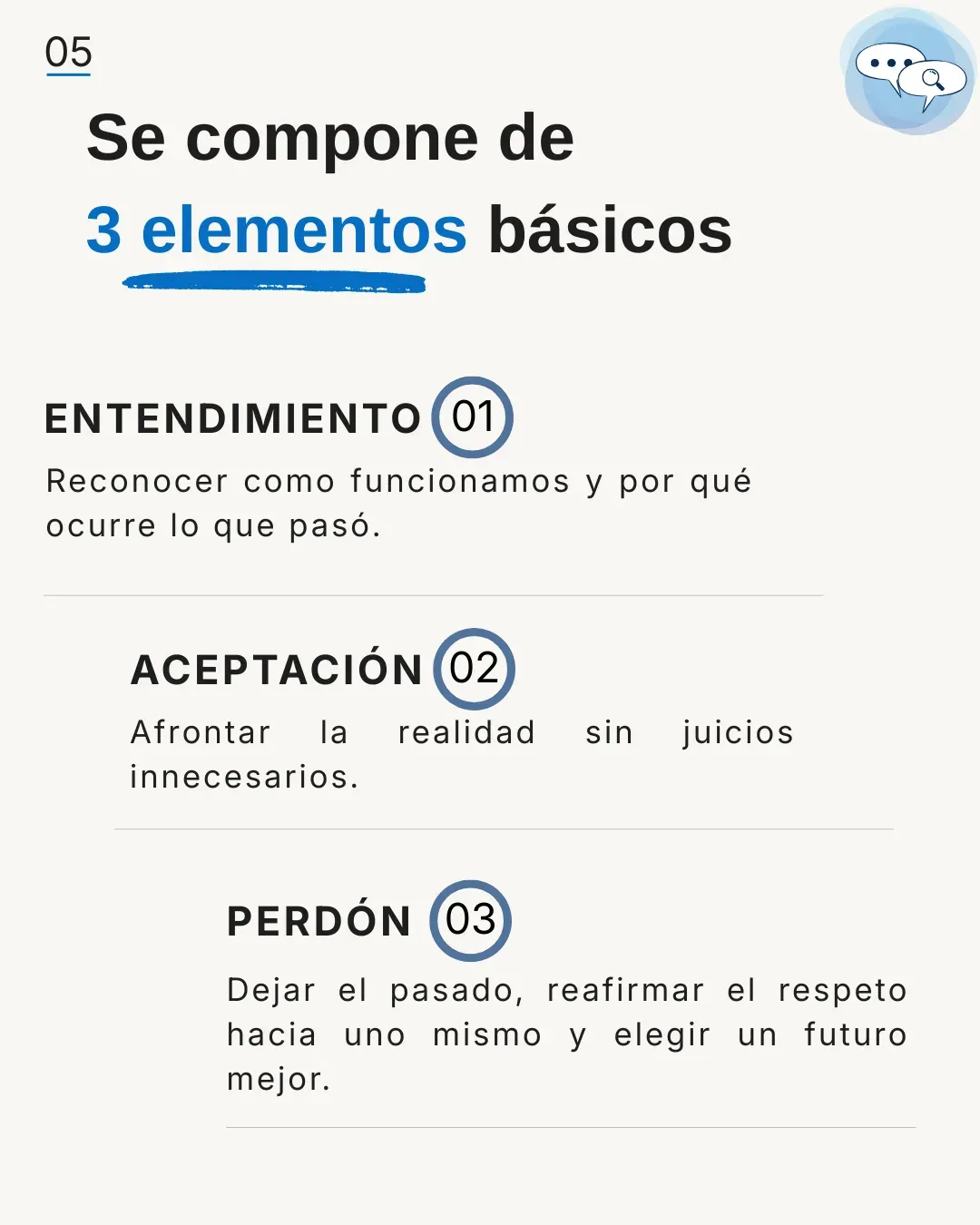 Lámina 5: Se compone de 3 elementos básicos