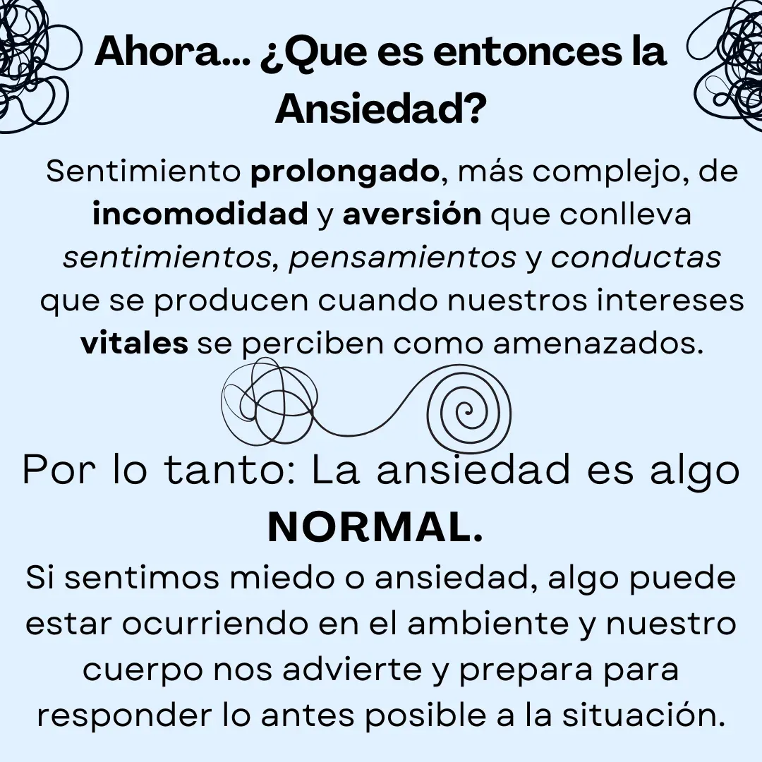 Lámina 5: ¿Qué es entonces la ansiedad?